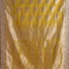 Antique Moss Yellow Gota Embroidered Banarasi Silk Saree - Image 2